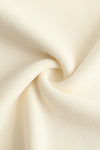 SWAYING/KNIT profile cuffed long-sleeved slim fit pullover SW24RE1T07 tooth white PS11